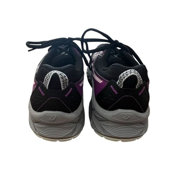 ASICS Women's Gel-Venture 9 Cushioned Trail Running Shoes Black Berry Size Youth - Picture 3 of 6